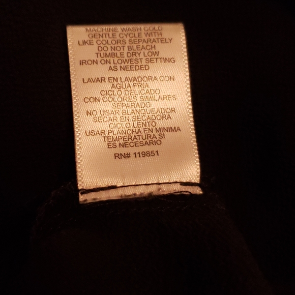 Long sleeved cold shoulder mock neck top - Picture 6 of 6